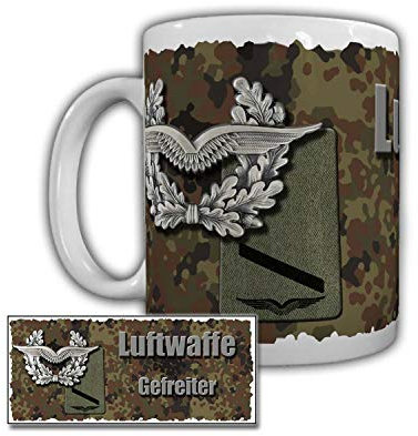 Luftwaffe Gefreiter Gefr Dienstgrad Gatow Bundeswehr Tornado Nato Tasse #29201