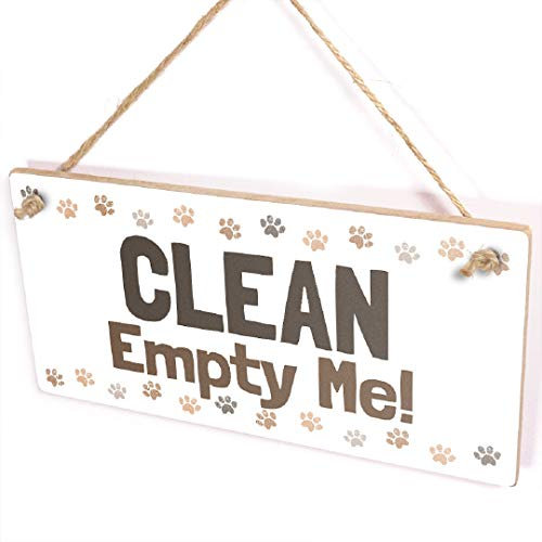 Clean Empty Me! / Dirty Fill Me Up! - Helpful Dishwasher Emptying Reminder Handmade Wooden Sign/Plaque