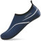 Sixspace Damen Herren Badeschuhe Wasserschuhe Schwimmschuhe Männer Frauen Strandschuhe Barfußschuhe für Strand,Pool,Meer,Wassersport,Tauchen,Surfen,Aqua Cycling(Dunkelblau 41 EU)