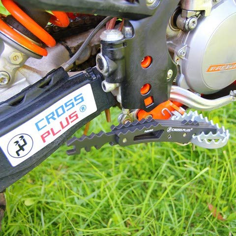 Cross Plus Fußraste Sozius Schwarz EXC XC SMR 02-16 SX 02-15 HQV 14-16 Husa 03-