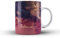iCaseDesigner Personalised Watercolour Marble Name with Heart Ceramic Mug - 7. Deep Red & Purple