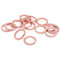 Tuanie Lnanqing-Seal Washer M10 Copper Sealing Washer Gasket Sump Plug Oil HEL Motorcycle Bike Car Brake Line Banjo Bolt Copper Crush Washers, 15pcs/set， firmly and durable