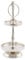 Spetebo Aluminium Etagere silber - 31 cm - 2 Etagen Vintage Deko Servier Ständer Platte Bonboniere