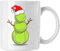 Trendation - Tennis Weihnachten Tasse Geschenk Tennisspieler Geschenkidee Trainer Coach (Weiß)
