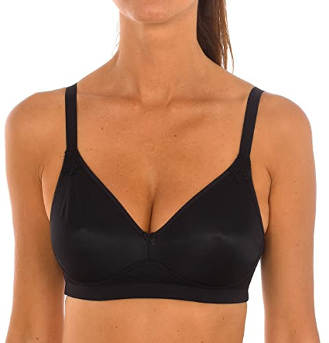 Playtex Bra Woman Essential Support Non-Wire Bra x1, Black, 40C