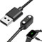 Smart Watch Charger Magnetic Compatible with YAMAY Willful Letsfit Letscom, Magnetic USB Charging Cable for Umidigi Uwatch 3S 3 2 2S Urun smartwatch (Black)