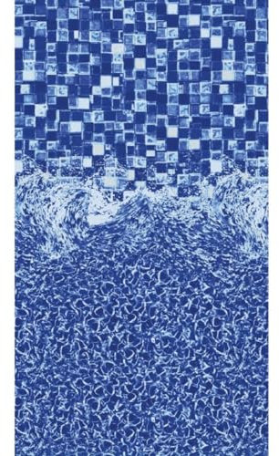 Aqua Coastal Bali Überlappende Poolfolie, rund, oberirdisch, 121,9 cm - 137,2 cm