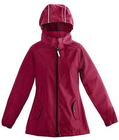 manduca by MaM Babywearing Jacket > All-Weather Jacket Red < 3in1 Outdoor- Tragejacke mit Babyeinsatz für Schwangerschaft und Babytragen, winddicht & wasserdicht, für Bauch und Rückentragen (rot)