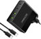 USB C Chargeur Rapide PPS PD 130W 2C+2A Chargeur 4 Ports Adaptateur Type C avec Câble Prise USB C pour MacBook Pro/Air, Dell XPS 15, Huawei, iPhone 15/14/13, iPad Pro, Galaxy S23/S22