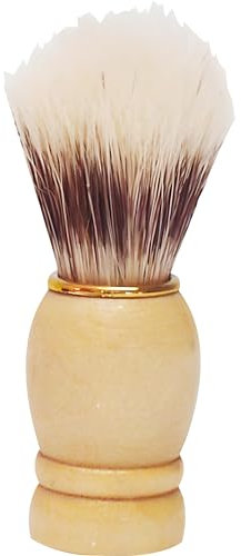 PARENCE.- Blaireau de Rasage avec Manche en Bois - Design Classique et Élégant, Universel