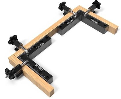Woodworking Puzzle Fixed Square Ruler, Woodworking Square Ruler L Ruler, Aluminum Alloy Right Angle Positioning Ruler