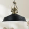 bamyum Neo-Asletl Hängelampe Industrial Schwarz Weiß Metall Ø40cm, Küchenlampe Schwarz Vintage, Hängelampe Esstisch Vintage E27, Pendelleuchte Schwarz, Wohnzimmerlampe Hängend, Pendelleuchte Esstisch