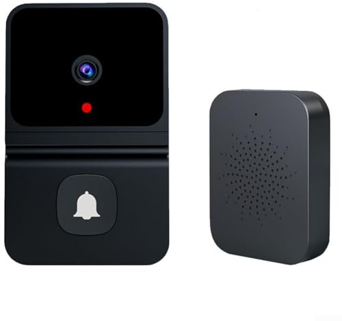 Interphone de porte audio intelligent sans fil avec vidéo HD, étanche