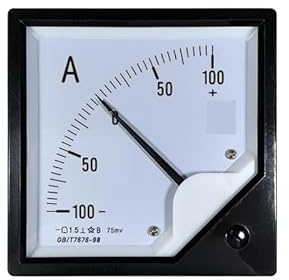 Amperometro CC bidirezionale 6C2 75mv, 50a±100a 150a più o meno 200a 400a amperometro a puntatore(DC -75A To 75A)