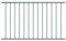 Homgoday Panel de Valla Acero Recubrimiento Polvo Gris Antracita 1,7x1 m Malla Galvanizada para Cercados,Ideal para Jardín y Protección de Animales