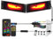2er Devil Eyes Light for Cars LED Eyes for Trucks Car Window DIY Car Dynamic LED Smart Colourful Eye Lamp Soft Screen Led Augen für LKW frontscheibe Smart App Bluetooth USB