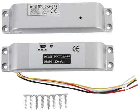 Elektro-Tropfs Chloss DC12 24V NC Fail Safe Elektrisches Einst Eck Schloss mit Zeit Verzögerung für Hölzerne Metall-Brandschutz Türen Montiert