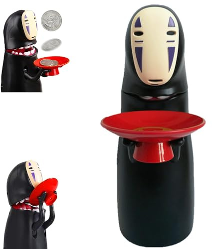 RNPKZ Salvadanaio per bambini Salvamaiale, Salvadanaio a forma di maiale senza volto, Salvadanaio digitale con effetti sonori, ingoio automatico di monete, salvadanaio regalo per bambini, adulti