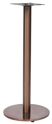 Frdhee Tischfüße Küchentischbeine,Bistrotisch-Gestell Golden Ø45x107 cm Edelstahl,Tisch Beine für Couchtisch,Esstisch,Schreibtisch