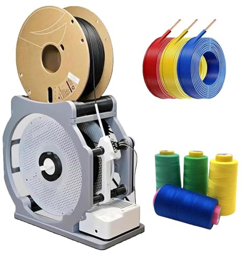 3D Filament Wickelmaschine Elektrischer Spulen-Umspulgerät Automatischer Start und Stopp, 1 kg Spulenkapazität für PLA/PETG/ABS/TPU/Nylon/andere 3D -Druckmaterialien