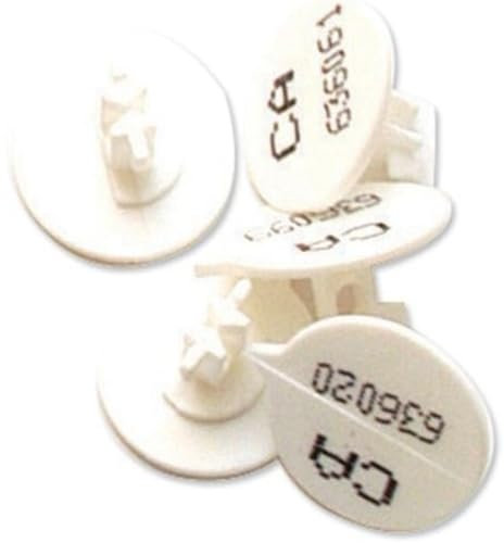Versapak nummeriert Button Seal (500 Stück)