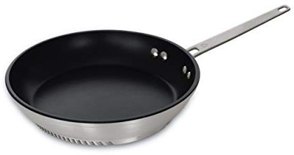 FlamePro™ - Padella professionale antiaderente in alluminio per riscaldamento rapido, 25,5 cm, con riscaldamento rapido, 20,5 cm