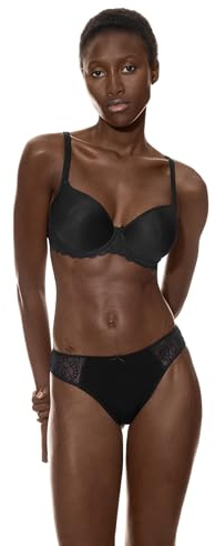 Mey Damen Spacer BH mit Spitze Serie Amorous | Bügel-BH mit innovativem 3D-Material, grafische Spitze am Unterbrustband, Zierträger, dreifacher Haken-Ösen-Verschluss