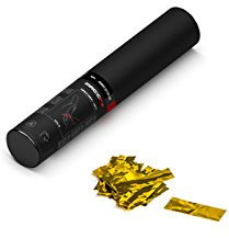 Handheld Cannon S Confetti Gold Metallic 28cm