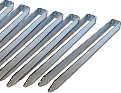 Bodenanker für Rosenbogen -K&B Vertrieb- Heringe 30cm Erdnagel Erdanker Erdspieß Bauanker Nagel Zelt Zelthering 319 (4 Stück)