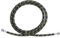 Hilitand Black Rubber Airbrush Geflochtener Schlauch Geflochtener Spritzpistolenschlauch Luftschlauch 1 / 8x1.8m für Airbrush Spray Pen