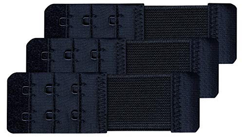 Chanie Donna 3 Pezzi morbido Estensioni reggiseno 2-ganci, 10,3cm x 3,2cm