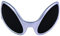 Mottoland Alien Brille Silber Space Sonnenbrille Karneval