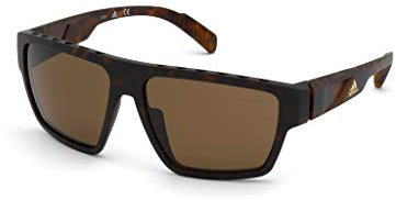 Adidas Herren SP0008 Sonnenbrille, Dark Havana/Brown Polarized, 61