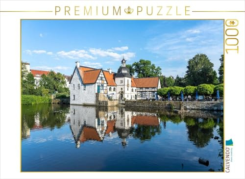 CALVENDO Puzzle Wasserschloss Haus Rodenberg | 1000 Teile Lege-Größe 64 x 48 cm Foto-Puzzle für glückliche Stunden