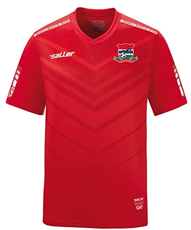Saller Heimtrikot Gambia Football Federation – Afrika-Cup 2022 160 rot Gr. S
