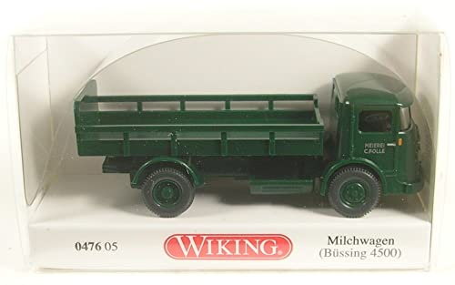 Wiking 047605 H0 Büssing 4500 Milchwagen Bolle dunkelgrün Spur HO 1:87