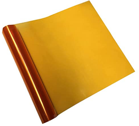 Queenbox 40 x 150 cm Selbstklebende Autotönung, Scheinwerfer, Rücklicht, Nebelscheinwerfer, Vinylfolie, Aufkleberrolle für Fahrzeuge, Lichtdekoration, Orange