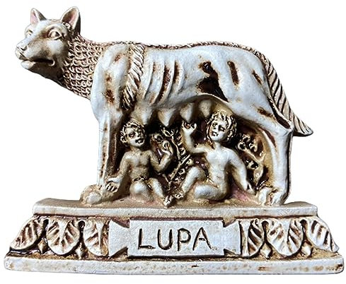 Kühlschrankmagnet, Skulptur des Kapitolinischen Wolfs, Rom, Italien, Reise-Souvenir, 3D-Kühlschrankdekoration, Magnetaufkleber, Bastel-Kollektion