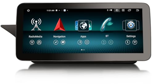 12,3 Qualcomm 8 Kern 8GB+128GB Android 14 DAB+ Autoradio Für Mercedes Benz E-Klasse W207 C207 2013-2015 NTG 4.5 Navigation CarPlay Android Auto WiFi Bluetooth 5.1 USB CANbus COMAND 2K IPS Bildschirm