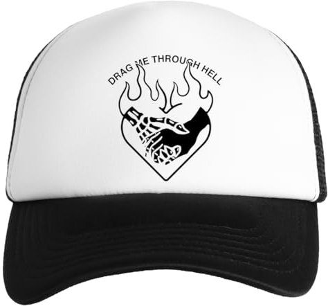 Jinbetee Love Fire Weiße Kinder Baseball Cap Unisex Snapback