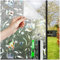 HONLONE Milchglasfolie Fensterfolie Buntglas, 44,5x100cm Statisch Fensterfolie Blickdicht Dekofolie, Klebefolie Fenster Sichtschutz ohne Klebstoff, Regenbogenfolie Sichtschutzfolie für Büro Wohnzimmer