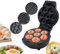 CHONGHAN 600W 3-in-1 Mini Breakfast Maker- Make Eggs, Pancakes, Donuts, & Waffles and More in One Appliance! 3 Removable Non-Stick Cooking Plates for Easy Cleaning,for Egg, Ham, Steaks