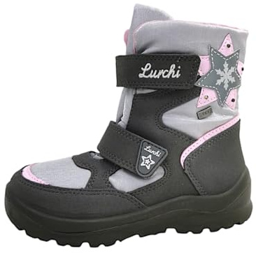 Lurchi Kinderschuhe Mädchen Winterstiefel Grau Freizeit