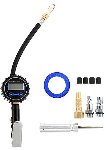 JECOMPRIS Manomètre Numérique Pour Pneus Avec Écran Lcd Gonfleur De Pneus Manomètre De Pression Air