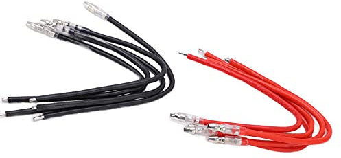 Zuverlässiges 4,0 -mm -RC -Motorkabel, Haltbarer Soft Silikondraht, 16AWG -Silikondrahtverlängerungskabel für Axiales SCX10, Redcat Gen8 mit Gebürstetem Motoranschluss