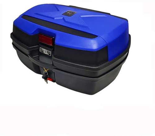 MXQCLSA Bauletto Posteriore Moto, per Honda CBF 125 Impermeabile Scatola di Coda Moto Caschi Moto per Stoccaggio Caschi con Serratura di Sicurezza,A
