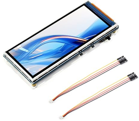ESP32-S3 3.16 Inch LCD Display Development Board, 320x820 Screen, WiFi Bluetooth 5, Dual-Core 240MHz, AIoT Dev Board with IMU Sensor, TF Card Slot, USB Type-C, for HMI GUI Projects