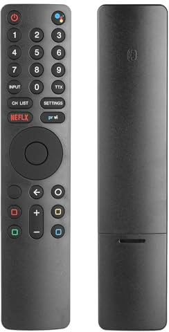 Mando a Distancia de Voz XMRM-010 Compatible con 4S 4A Android Smart TVs P1 Q1 4S 4A Q1E L32M5-5ASP L32M6-6AEU L43M5-5ASP L55MS-5A L65M5-5ASP L43M6-6AEU L50M6-6AEU L55M5-5ASP Sustitución Controlador