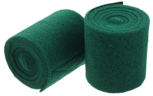 Protection de Tronc d'arbre pour Slackline, 2 Pièces Vertes en Fibre | Sangle à Fermeture Auto-Agrippante, Protection d'Écorce Antidérapante, pour Hamac, Balançoire, Parc et Jardin
