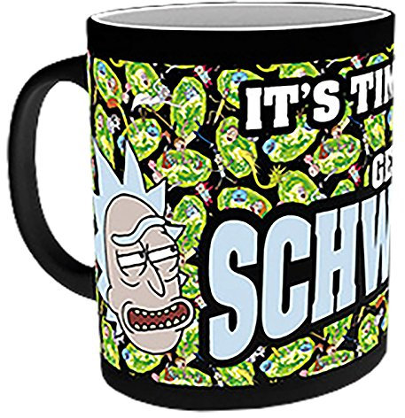 GB Eye LTD, Rick y Morty, Get Schwifty, Taza Mágica cambiante de Color
